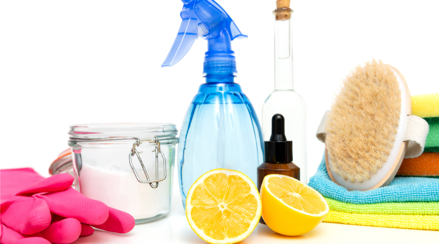 Cleaning with eco-friendly products