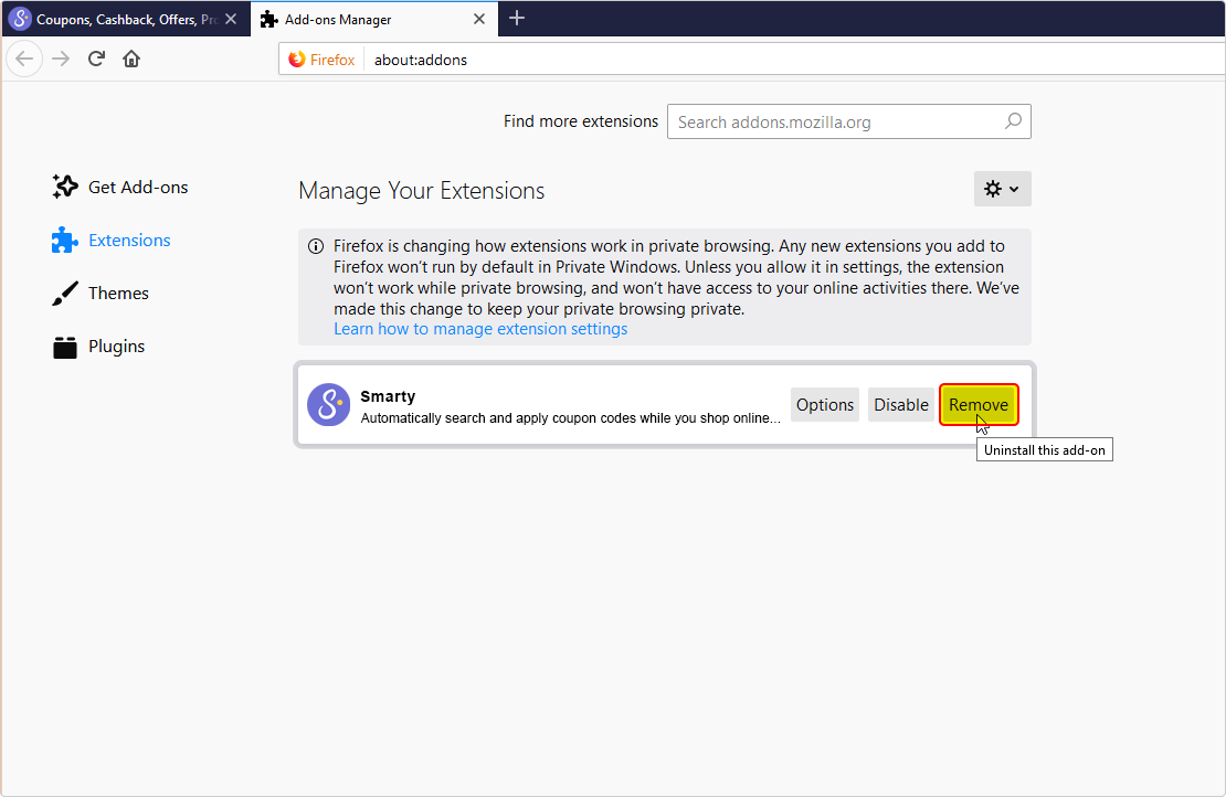 Smarty Cookies Statement